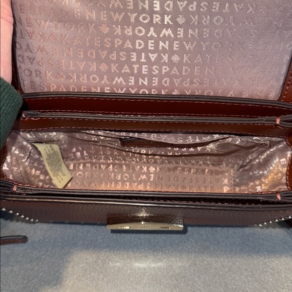 Kate Spade Studded Brown Crossbody Bag - Picture 5 of 5